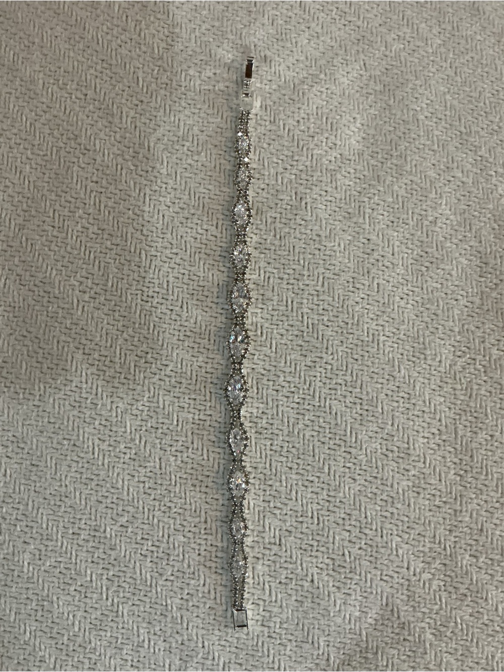 Windsor Silver Rhinestone Bracelet